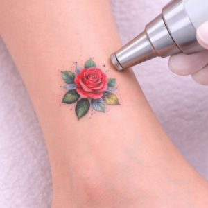 LASER ND YAG - TATUAJE TINTA COLORES 2 A 5 CM