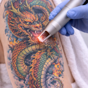 LASER ND YAG - TATUAJE TINTA COLORES 30 CM