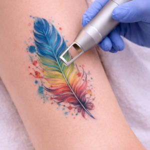 LASER ND YAG - TATUAJE TINTA COLORES 8 A 12 CM