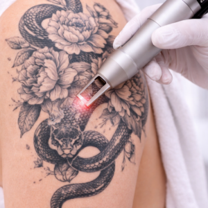 LASER ND YAG - TATUAJE TINTA NEGRA 15 A 30 CM