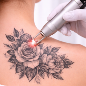 LASER ND YAG - TATUAJE TINTA NEGRA 8 A 12 CM